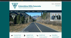 Desktop Screenshot of columbineconcrete.com